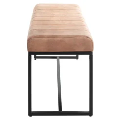 Wohnen Leder Polsterbank in Braun - Eccossi