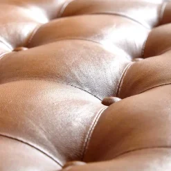 Lederbank in Cognac Braun - Zyrjeta^Wohnen Sale