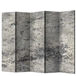 Leinwand Paravent in Steinoptik Grau - Contessa^Wohnen Online