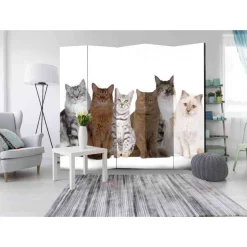 Leinwand Paravent mit Katzen Foto - Jalana^Wohnen Sale