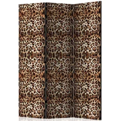 Kinder Wohnen Leinwand Raumteiler mit Leopardenmuster - Castillo