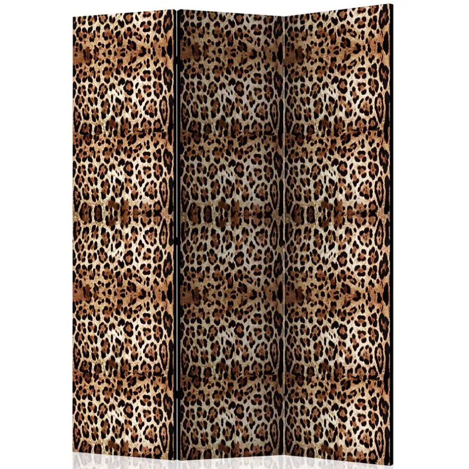 Kinder Wohnen Leinwand Raumteiler mit Leopardenmuster - Castillo