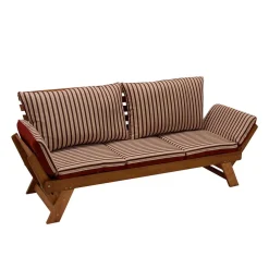 Wohnen Liege Gartensofa mit verstellbaren Armlehnen - Licox