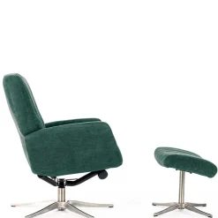 Wohnen Liegesessel & Hocker in Petrol Blau - Arizona (zweiteilig)