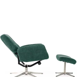 Wohnen Liegesessel & Hocker in Petrol Blau - Arizona (zweiteilig)