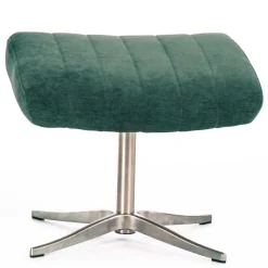 Wohnen Liegesessel & Hocker in Petrol Blau - Arizona (zweiteilig)