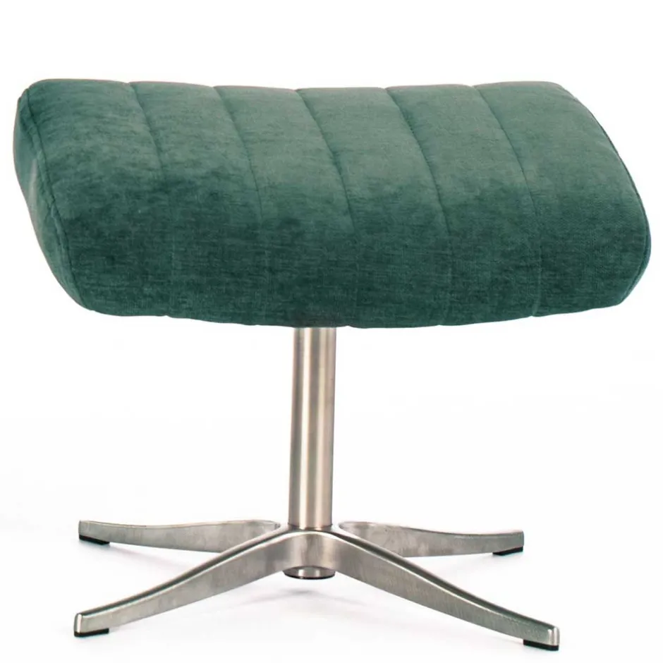 Wohnen Liegesessel & Hocker in Petrol Blau - Arizona (zweiteilig)