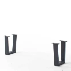 Wohnen Live Edge Esszimmerbank mit Trapezbeinen - Malinsia