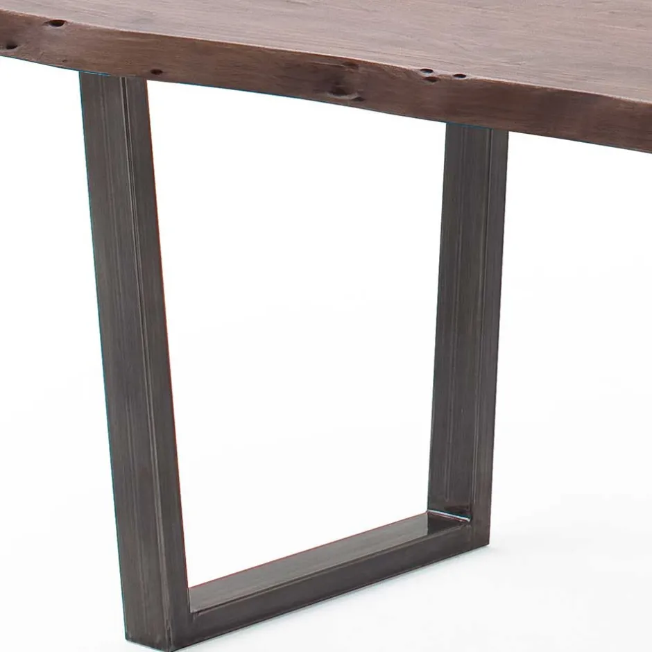 Live Edge Tisch in Walnuss Braun - Typhanie^Wohnen Outlet