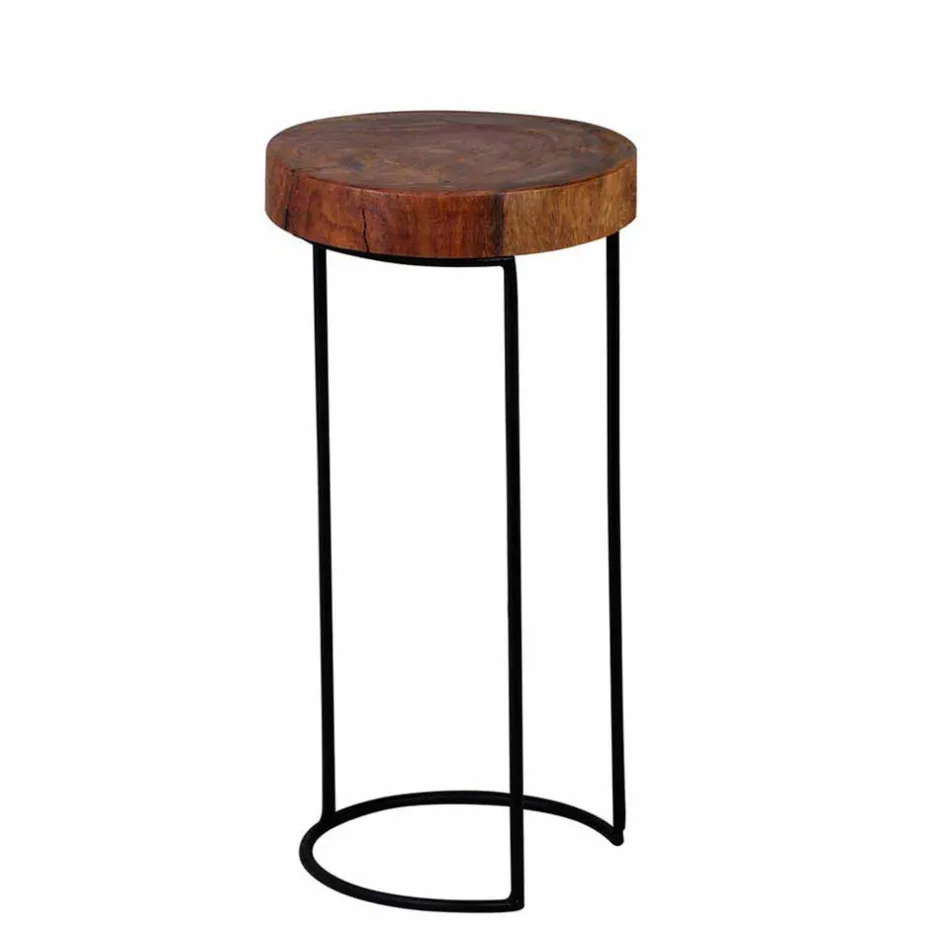 Wohnen Loft Design Beistelltischchen Bebevos rustikal