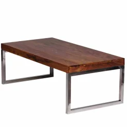 Loft Design Couchtisch Jimena mit Holz und Metall^Wohnen Discount