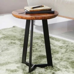 Wohnen Loft Design Tischchen in Rund - Exados