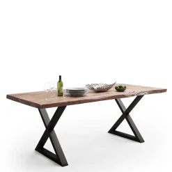 Wohnen Loft Designtisch mit Naturkante - Grandios