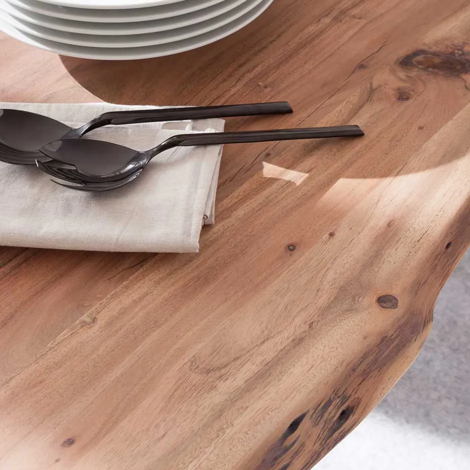 Wohnen Loft Designtisch mit Naturkante - Grandios