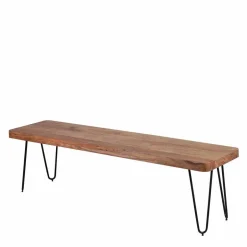 Loft Style Essbank mit Massivholz Akazie Lariona & Metall^Wohnen Best
