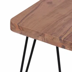 Loft Style Essbank mit Massivholz Akazie Lariona & Metall^Wohnen Best