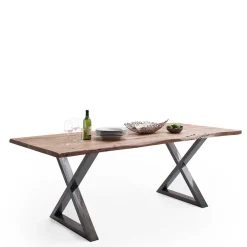 Loft Style Esszimmertisch mit Baumkanten - Locceri^Wohnen Discount
