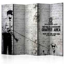 Loft Style Paravent mit Graffiti Mauer - Jeanys^Wohnen Best