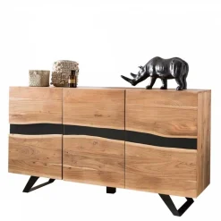 Wohnen Loft Style Sideboard Draguno aus Akazie massiv
