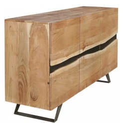 Wohnen Loft Style Sideboard Draguno aus Akazie massiv