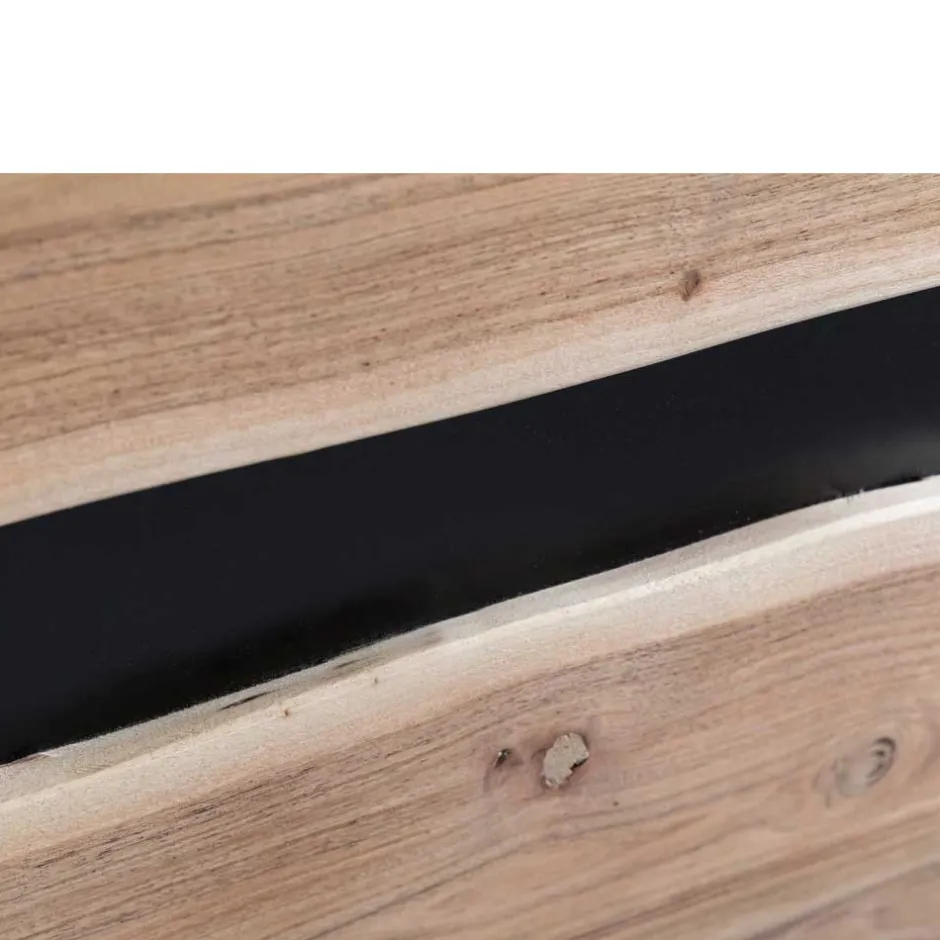 Wohnen Loft Style Sideboard Draguno aus Akazie massiv