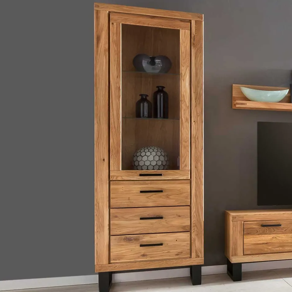 Wohnen Loft Vitrine in Wildeiche teilmassiv - Arello