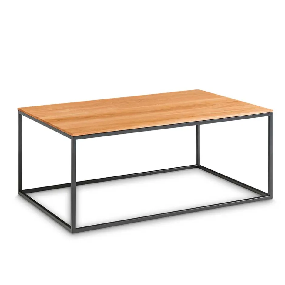 Wohnen Loft Wohnzimmertisch mit Beistelltisch - Larros (zweiteilig)