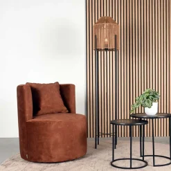 Lounge Sessel in Rost Braun - Plane^Wohnen Sale