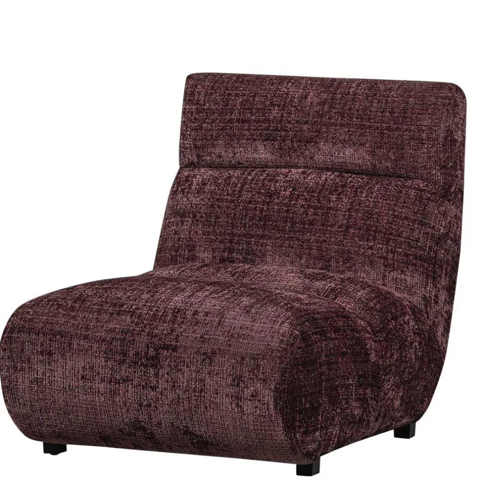 Loungesessel in Violett Chenille - Kavos^Wohnen Outlet