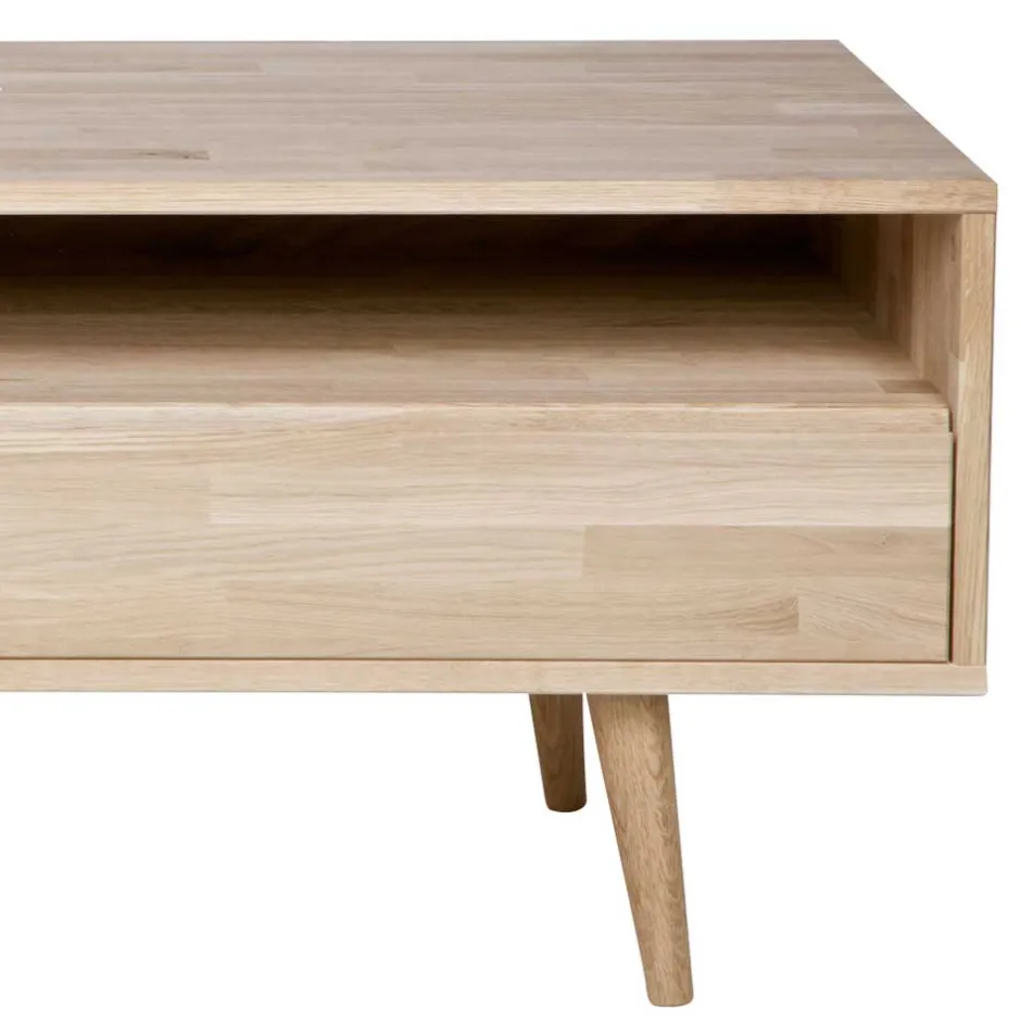 Wohnen Lowboard Grazy aus Eiche teilmassiv