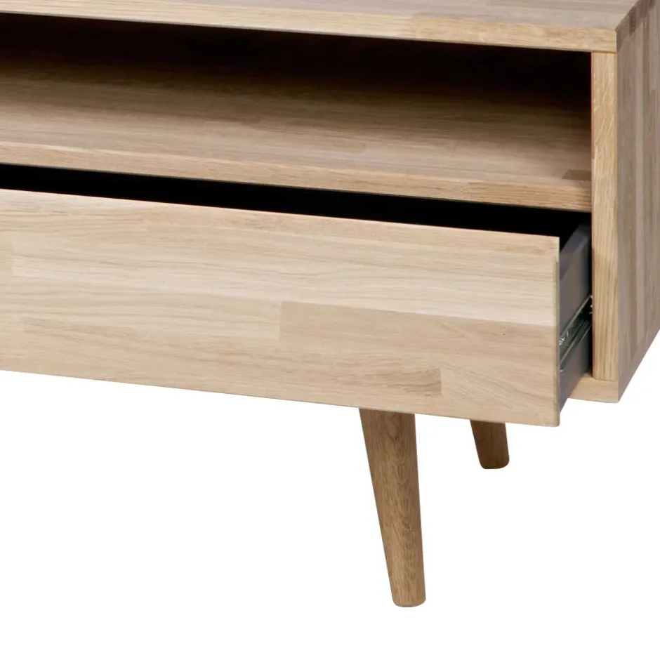 Wohnen Lowboard Grazy aus Eiche teilmassiv