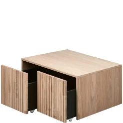 Wohnen Lowboard in Eiche Natur - Banyo