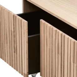 Wohnen Lowboard in Eiche Natur - Banyo