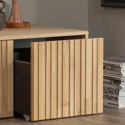 Wohnen Lowboard in Eiche Natur - Banyo