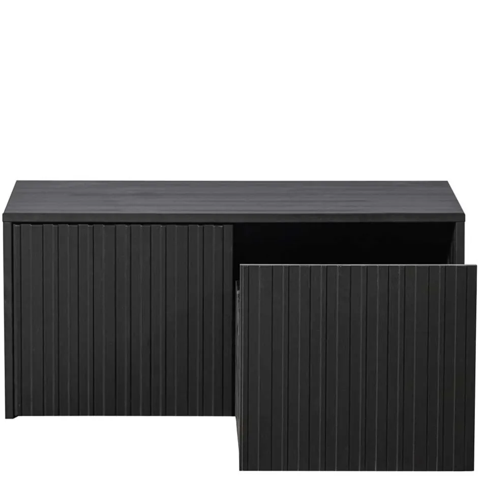 Lowboard in Schwarz Kiefer - Gelvins^Wohnen New