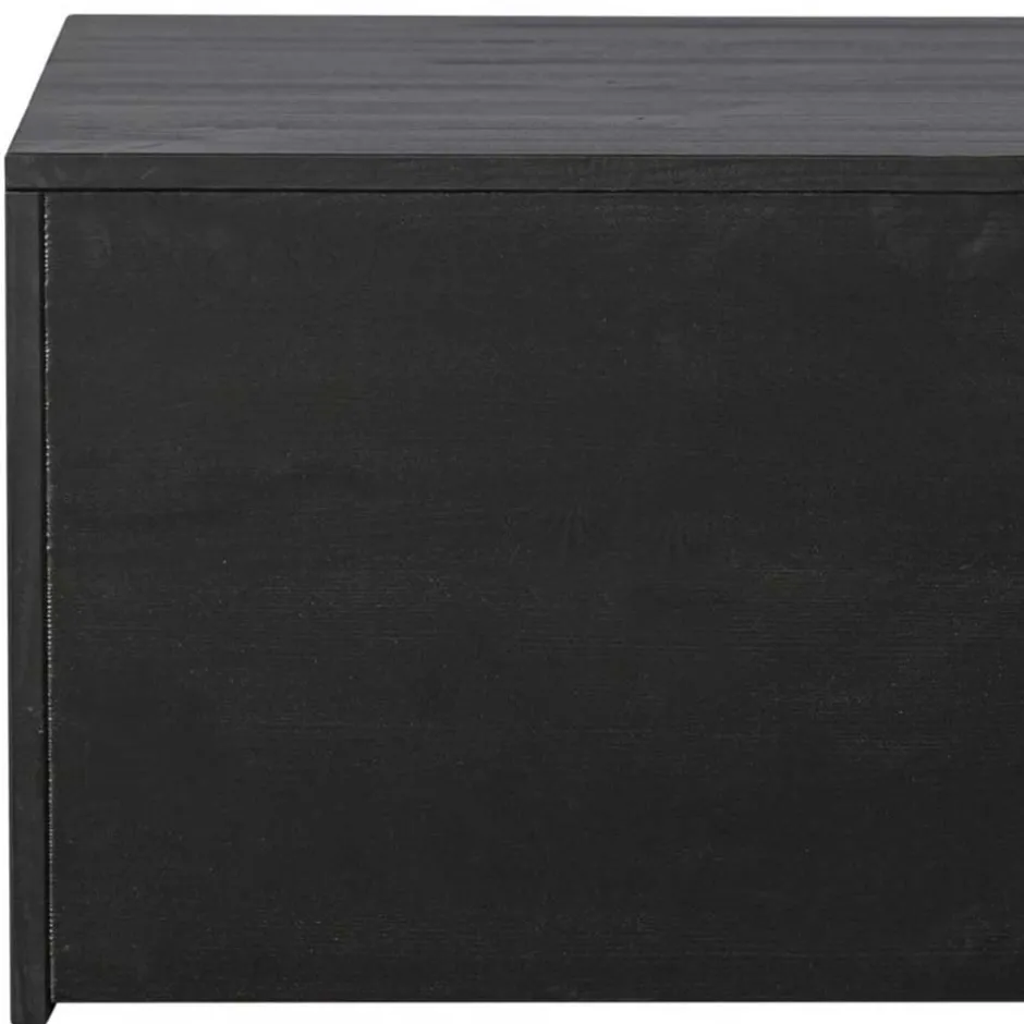 Lowboard in Schwarz Kiefer - Gelvins^Wohnen New