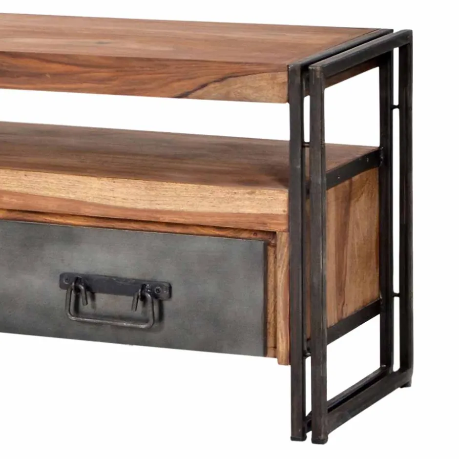 Wohnen Lowboard Mendoza aus Sheesham Massivholz