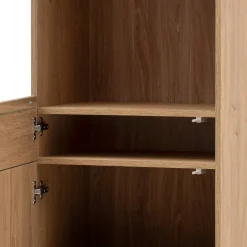 Wohnen Lowboard und Vitrine Set - Jaskin (zweiteilig)