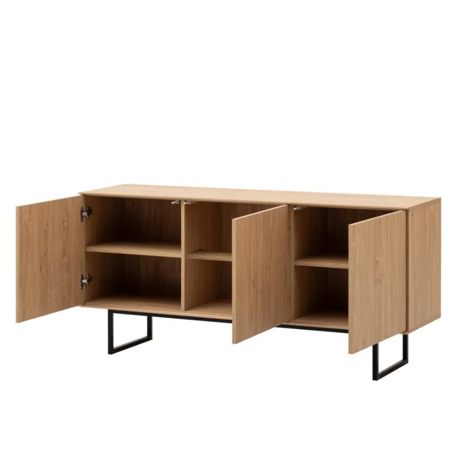 Wohnen Lowboard und Vitrine Set - Jaskin (zweiteilig)