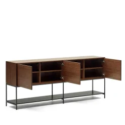 Wohnen Luftig gestaltetes Sideboard in Nussbaum - Milena