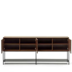 Wohnen Luftig gestaltetes Sideboard in Nussbaum - Milena