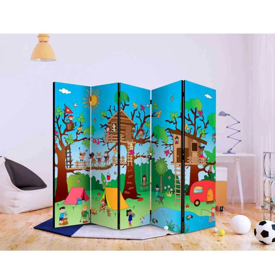 Lustig bedruckter Paravent für Kinder - Zytruma^Wohnen Online