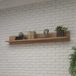 Wohnen 1,6m breites Hängeboard in Eiche Dekor - Aberdeen