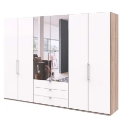 3m Topp Kleiderschrank 3-türig mit Spiegel - Vaclyn^Wohnen Discount