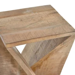 Mangoholz Beistelltisch im Sanduhr Design - Cooba^Wohnen Discount