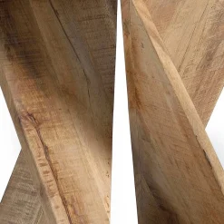 Mangoholz Beistelltisch im Sanduhr Design - Cooba^Wohnen Discount