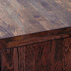 Wohnen Markantes Retro TV Board aus Eiche dunkel - Vedraza