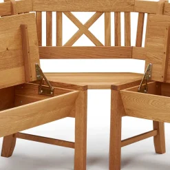 Massive Essgruppe mit Truhen-Eckbank - Jodrav (vierteilig)^Wohnen Best