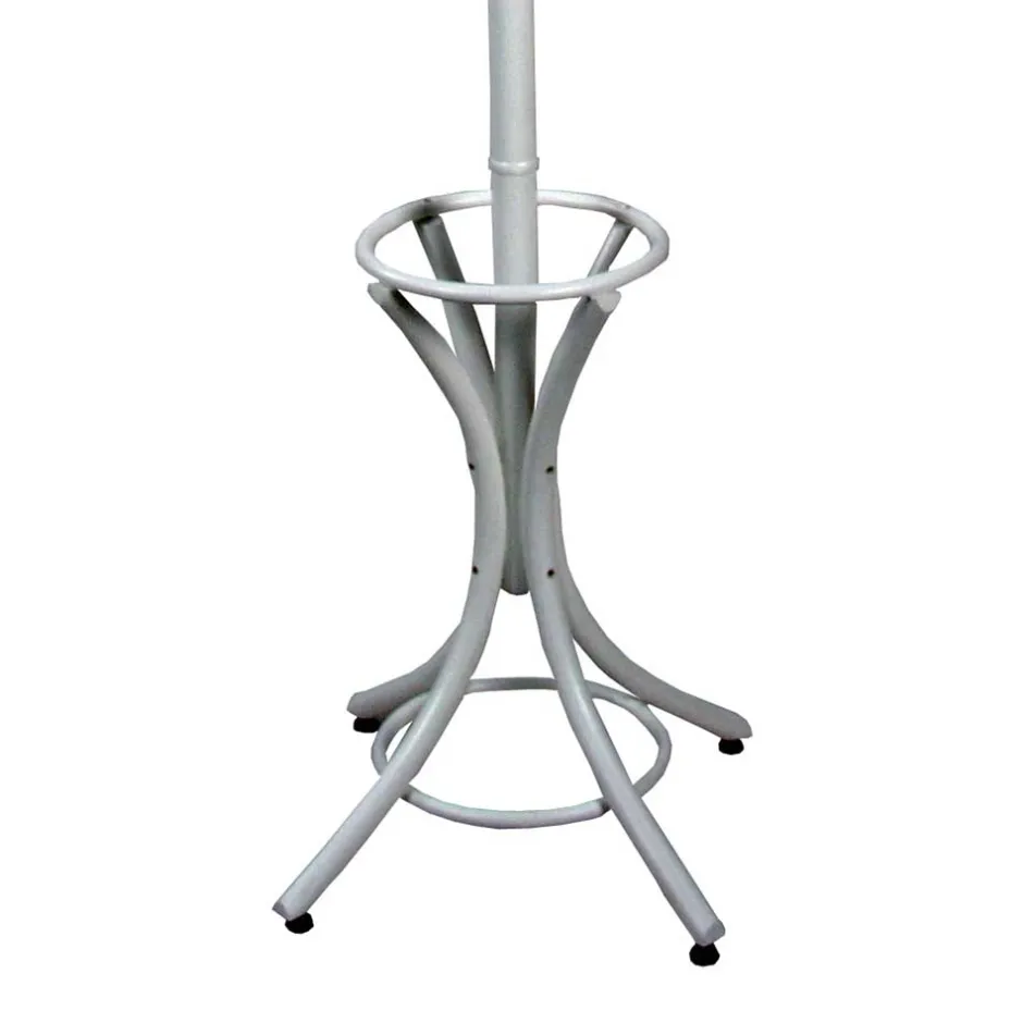 Wohnen Massive Holz Standgarderobe in Weiß - Tamyra