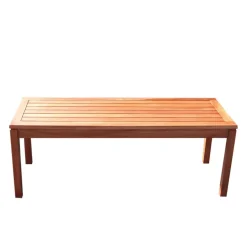 Wohnen Massive Holzbank Vivian für Garten